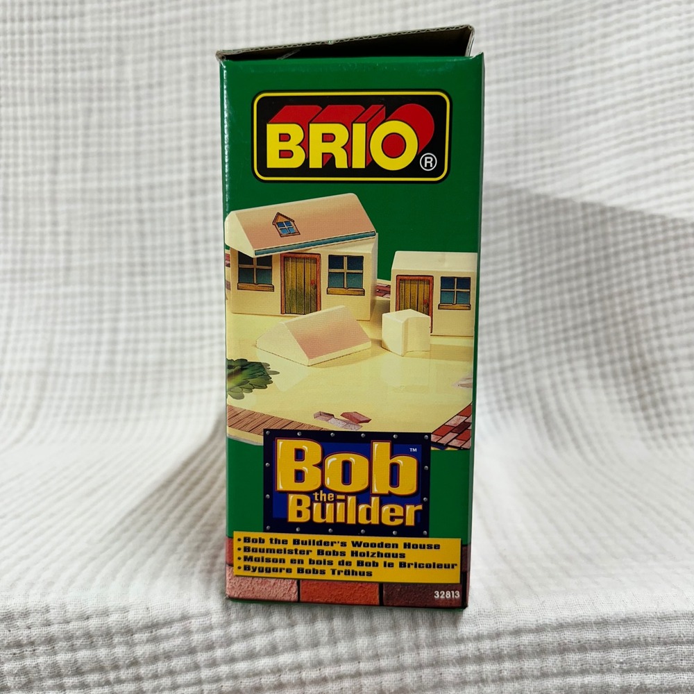 New Brio Bob the Builder's Wooden House (model 32813) NOS collectible Wooden set - Picture 2 of 9